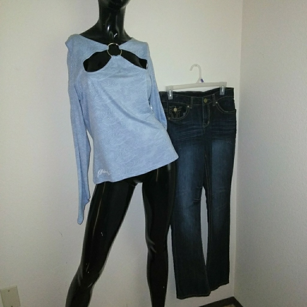 Top and jeans